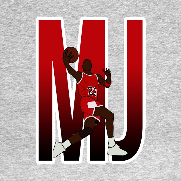 Michael Jordan 'MJ' - Chicago Bulls by xavierjfong